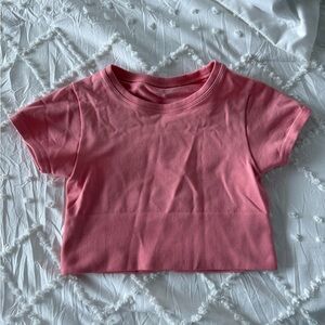 Offline by Aerie Pink Crop Top